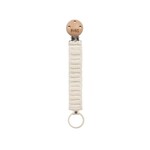 BIBS Knitted Pacifier Clip Ivory