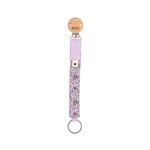 BIBS Liberty Pacifier Clip Chamomile Lawn/Violet Sky