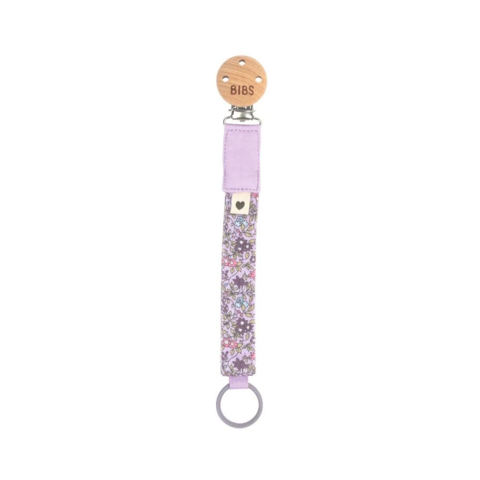 BIBS Liberty Pacifier Clip Chamomile Lawn/Violet Sky