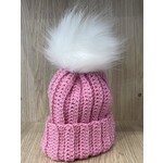 Lani + Lilah Baby Beanie Rose Pink