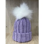 Lani + Lilah Baby Beanie Lavender Silk