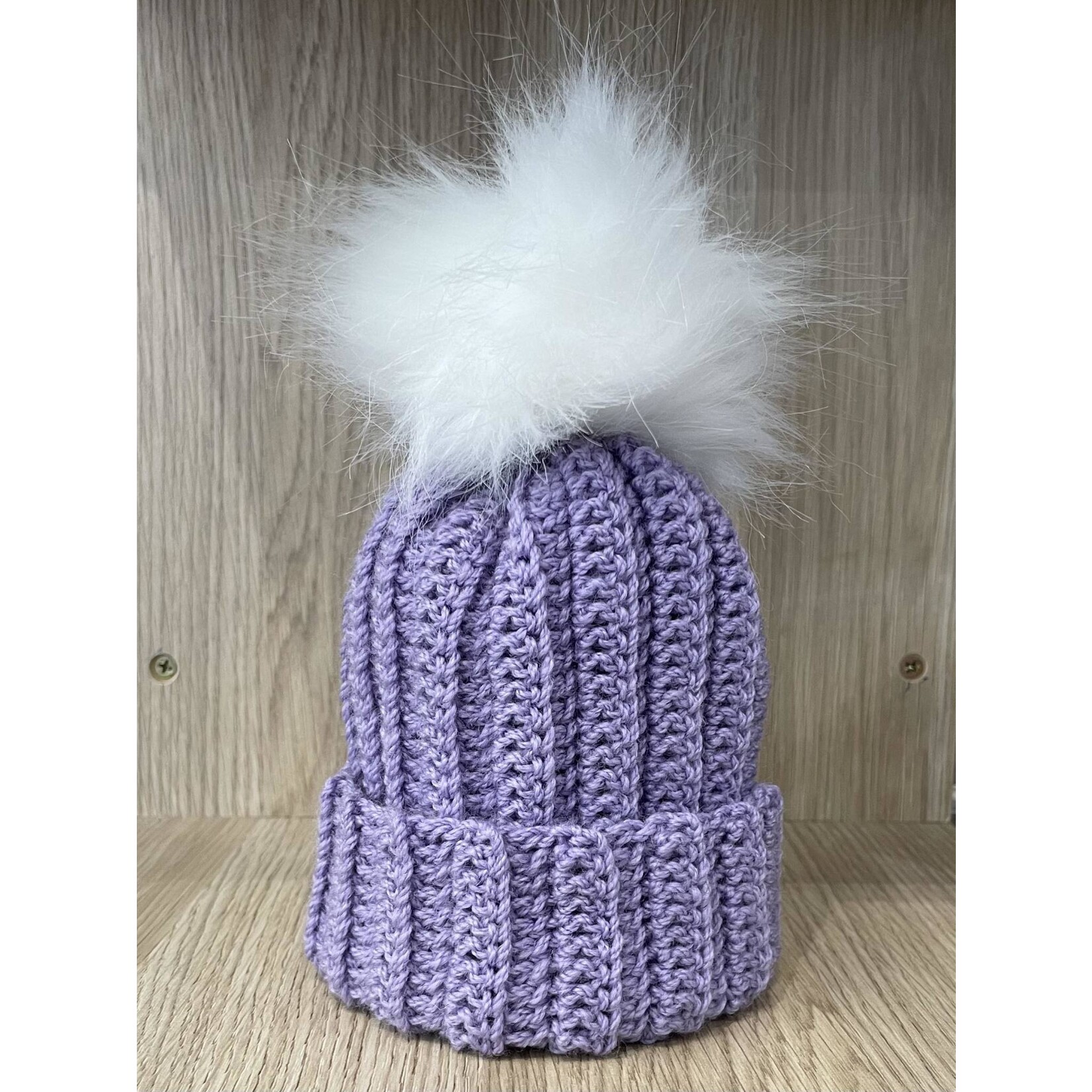 Lani + Lilah Baby Beanie Lavender Silk