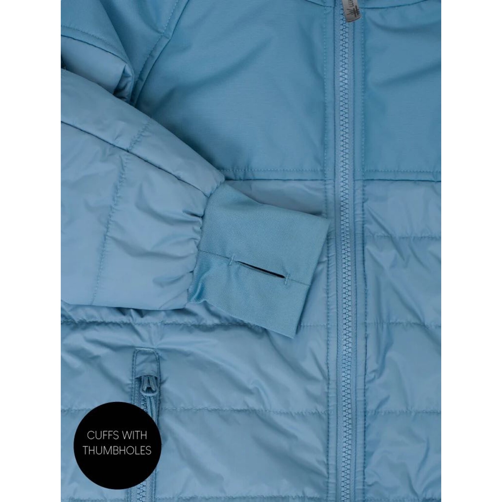 Therm Hydracloud Puffer Jacket Stone Blue