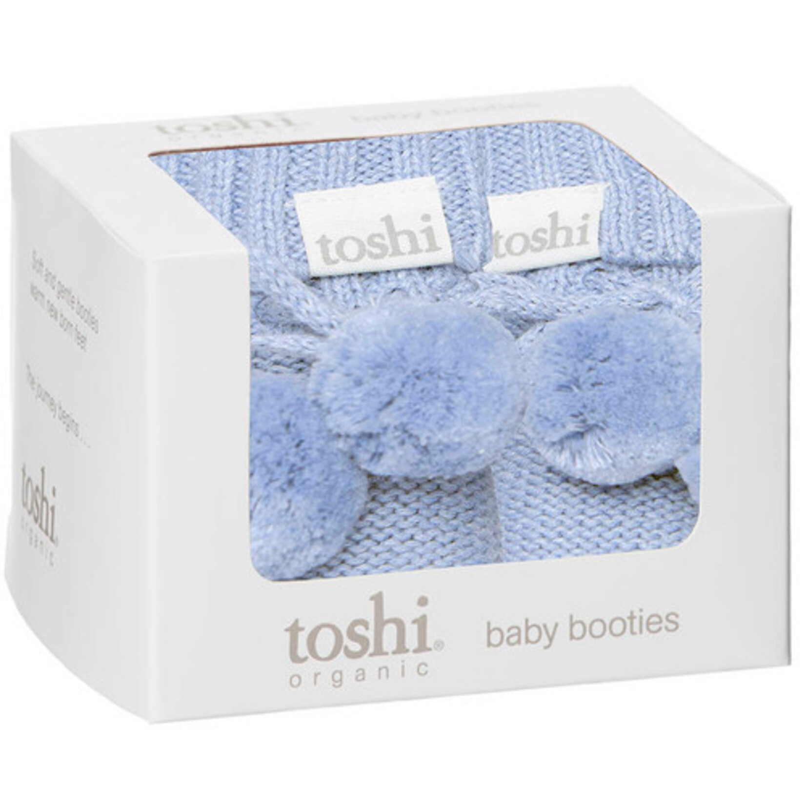 Toshi Organic Booties Marley Seabreeze