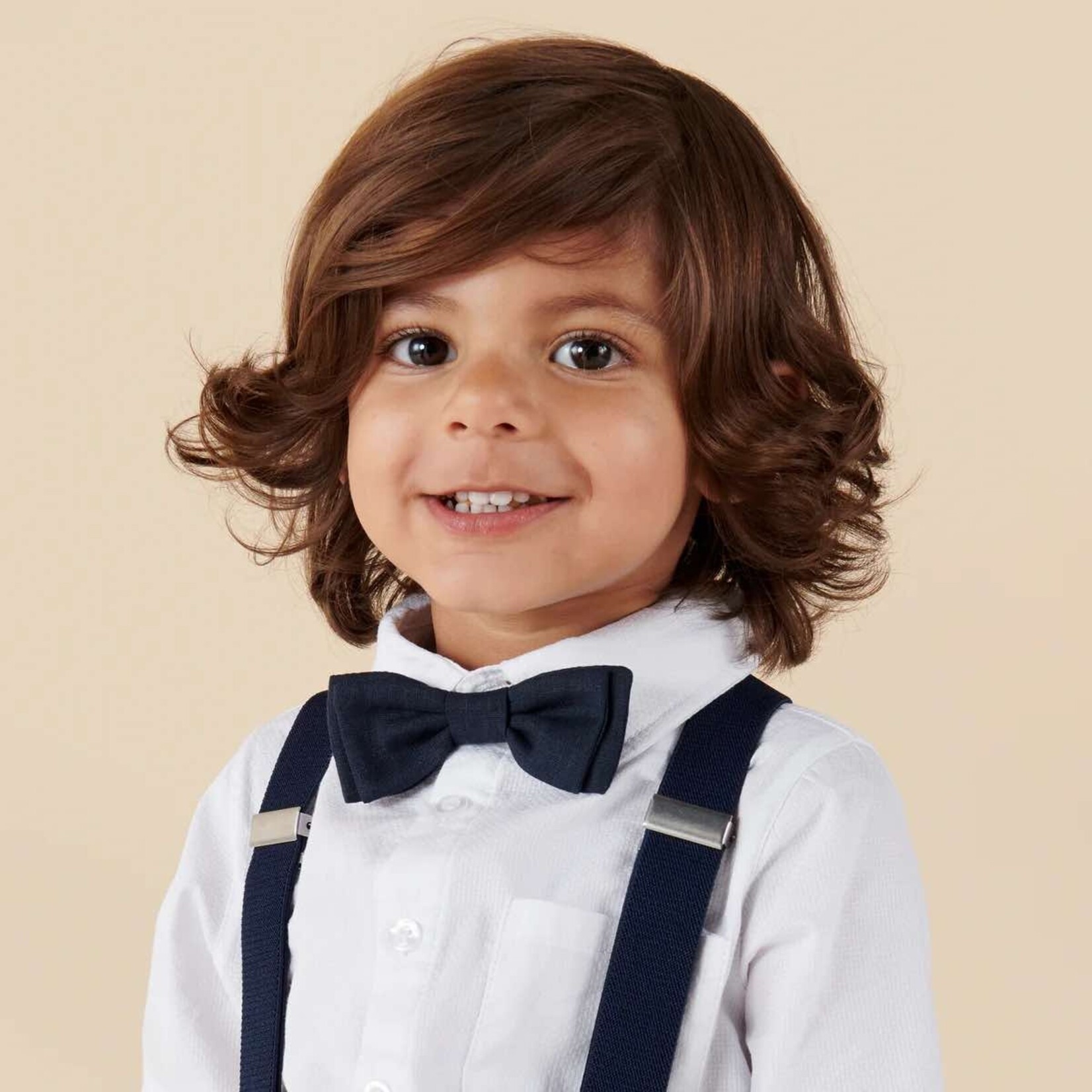 Designer Kidz Badley Boys Suspenders - Navy