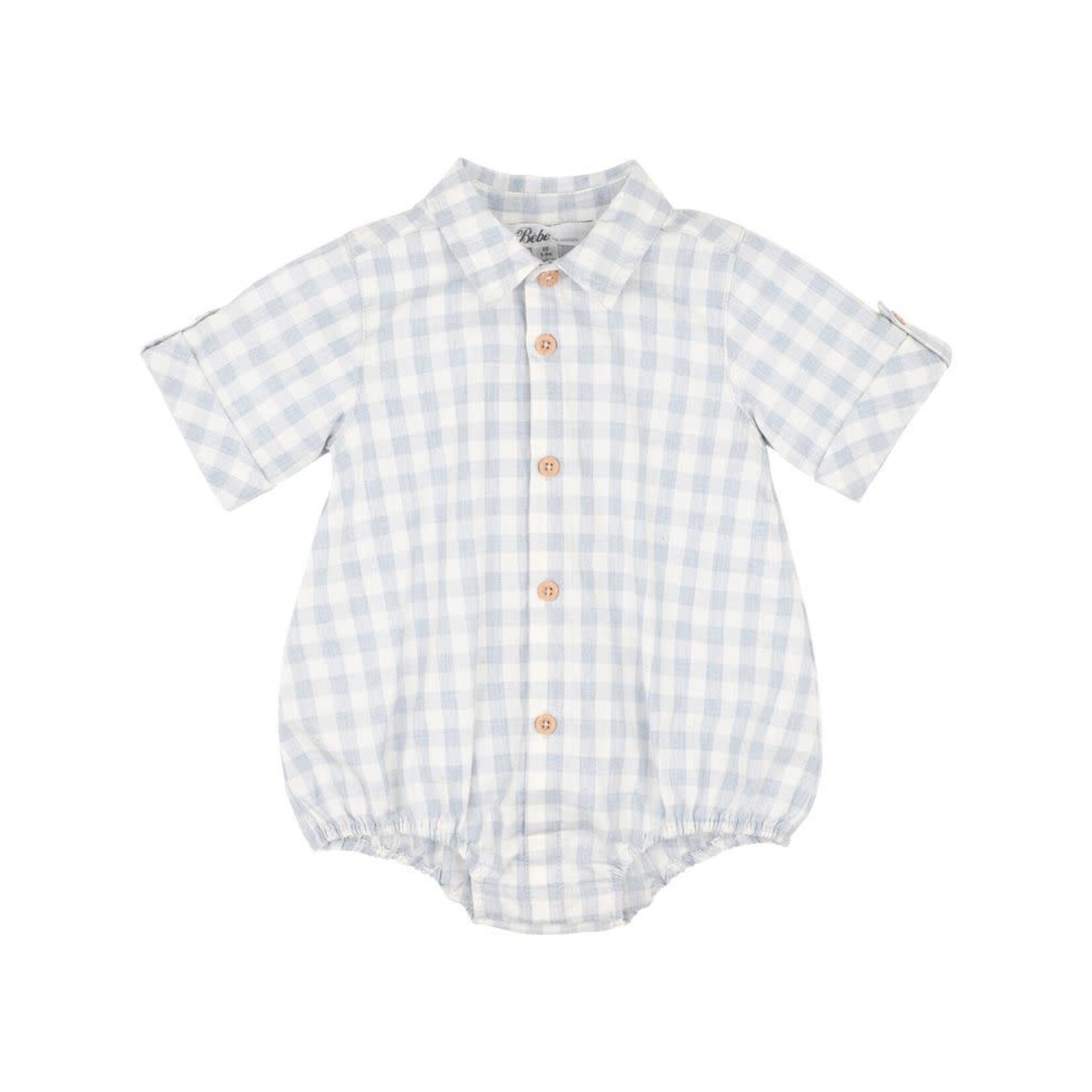 Bebe Harry Check Shirt Bodysuit