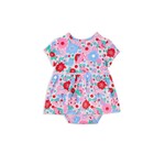 Milky Summer Blooms Baby Dress