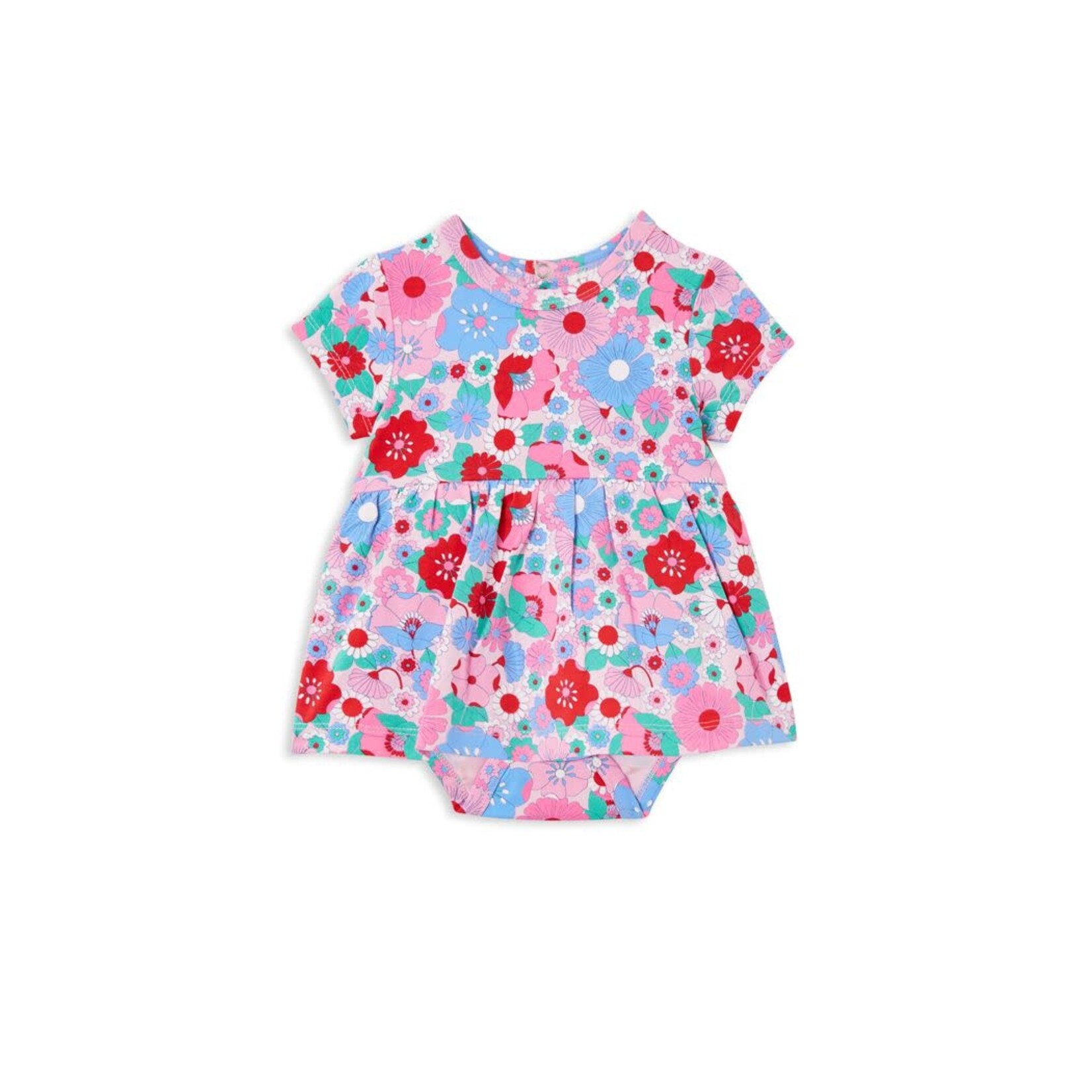 Milky Summer Blooms Baby Dress
