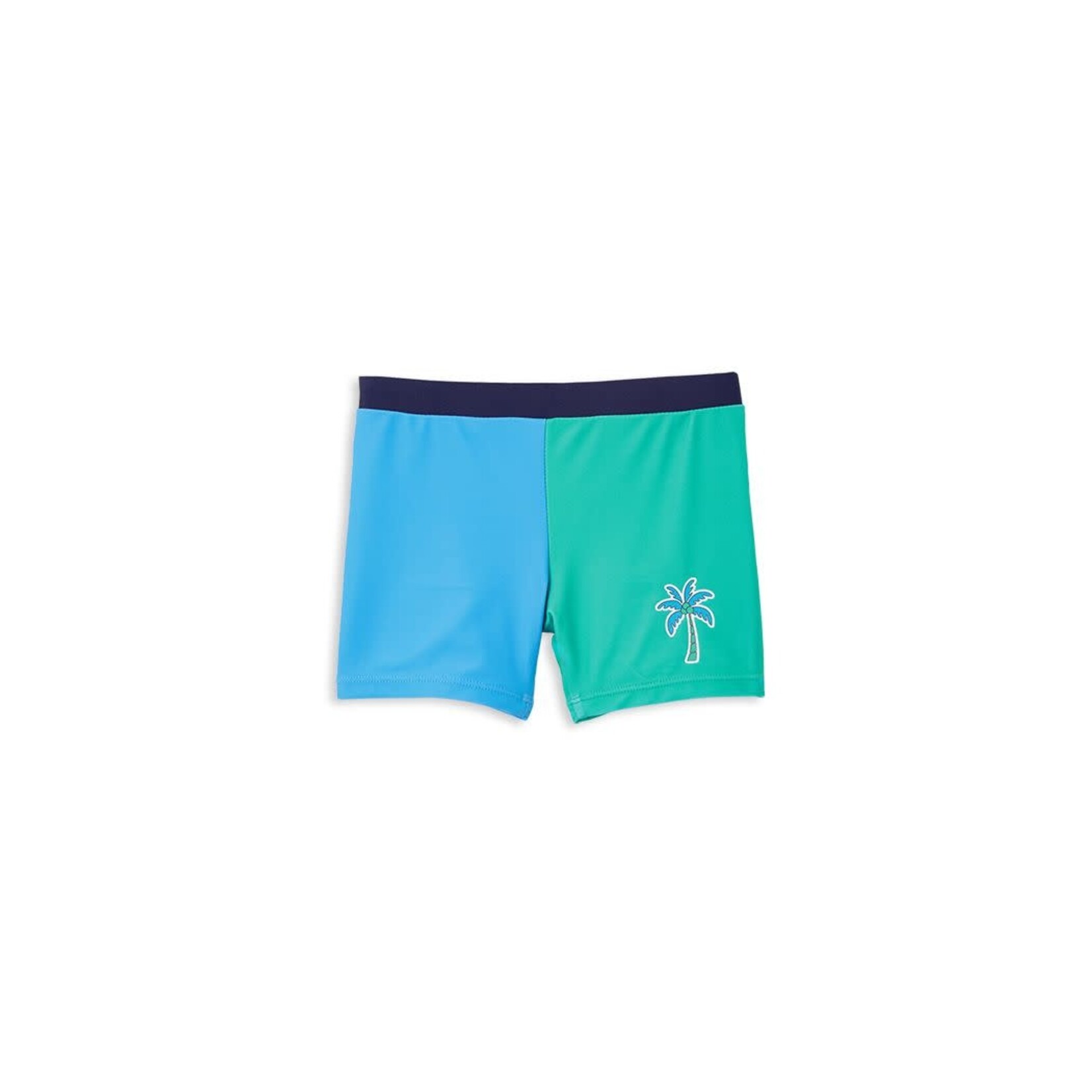 Green Panel Swim Short