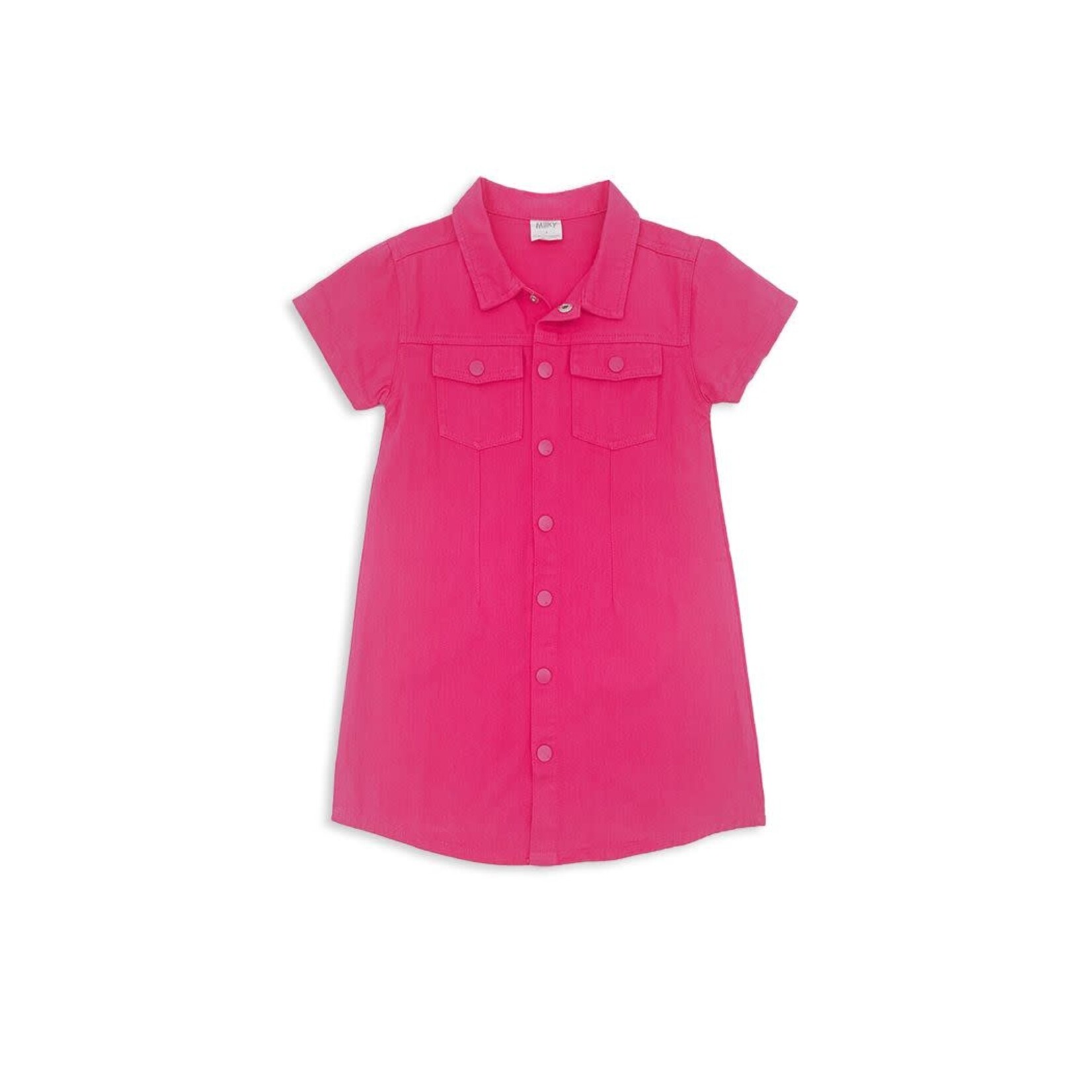Milky Pink Denim Dress
