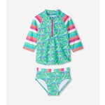 Hatley Rainbow Palm Rashguard Set