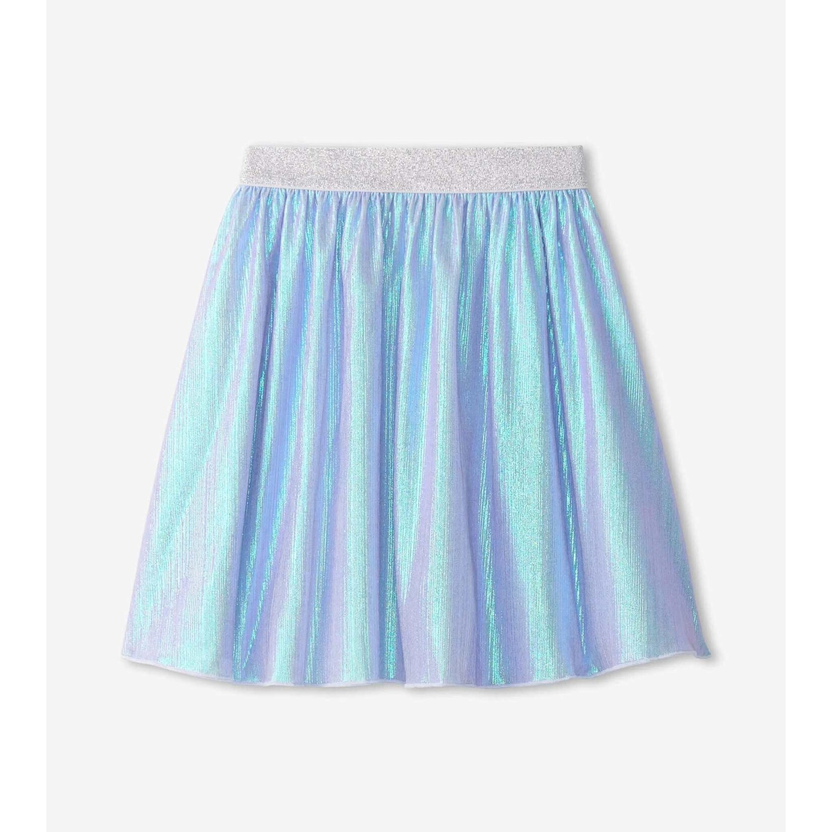 Hatley Silver Metallic Mid Length Skirt