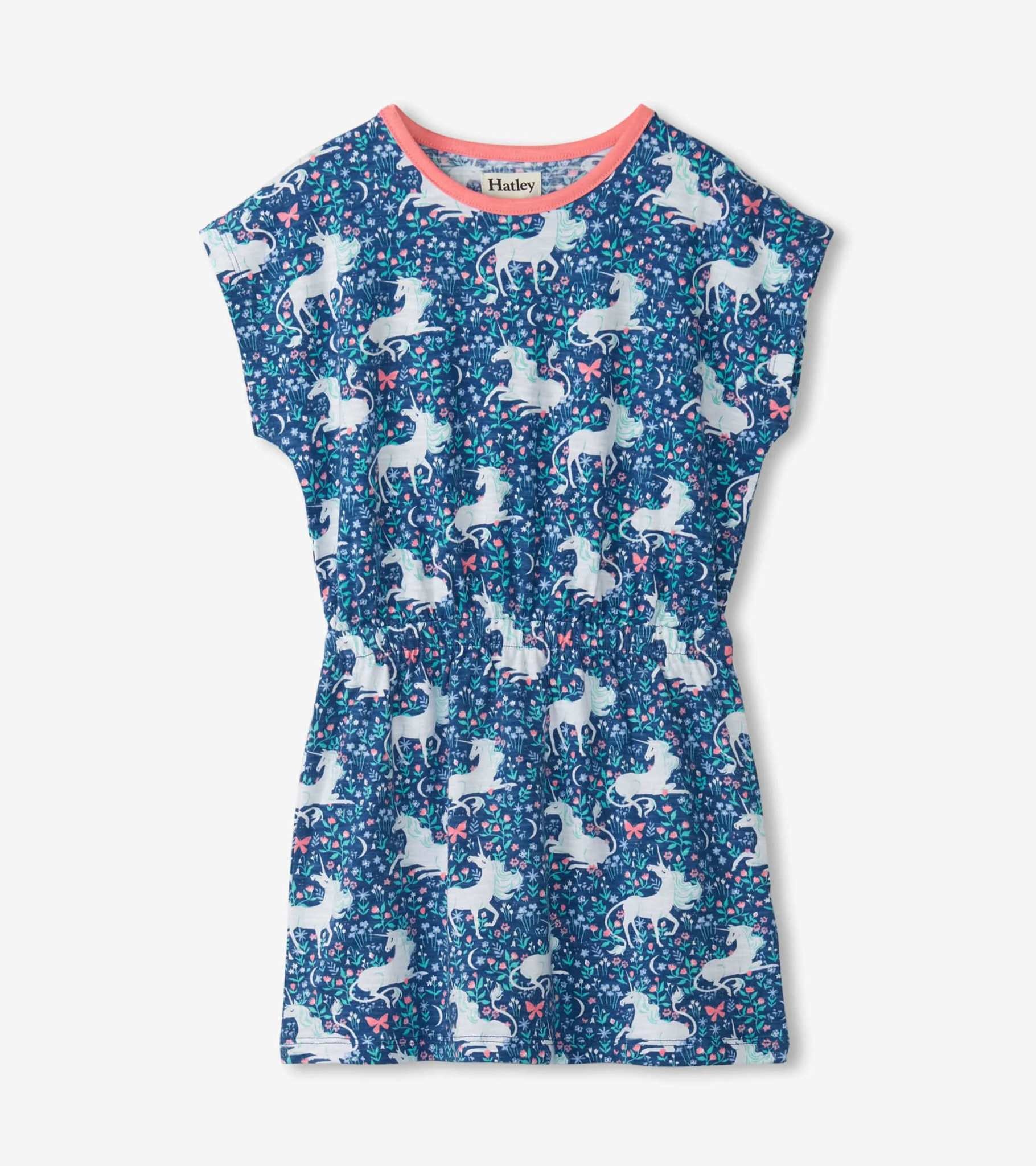 Hatley Relaxed Dress - Unicorn Garden Hatley Relaxed Dress - Unicorn Garden