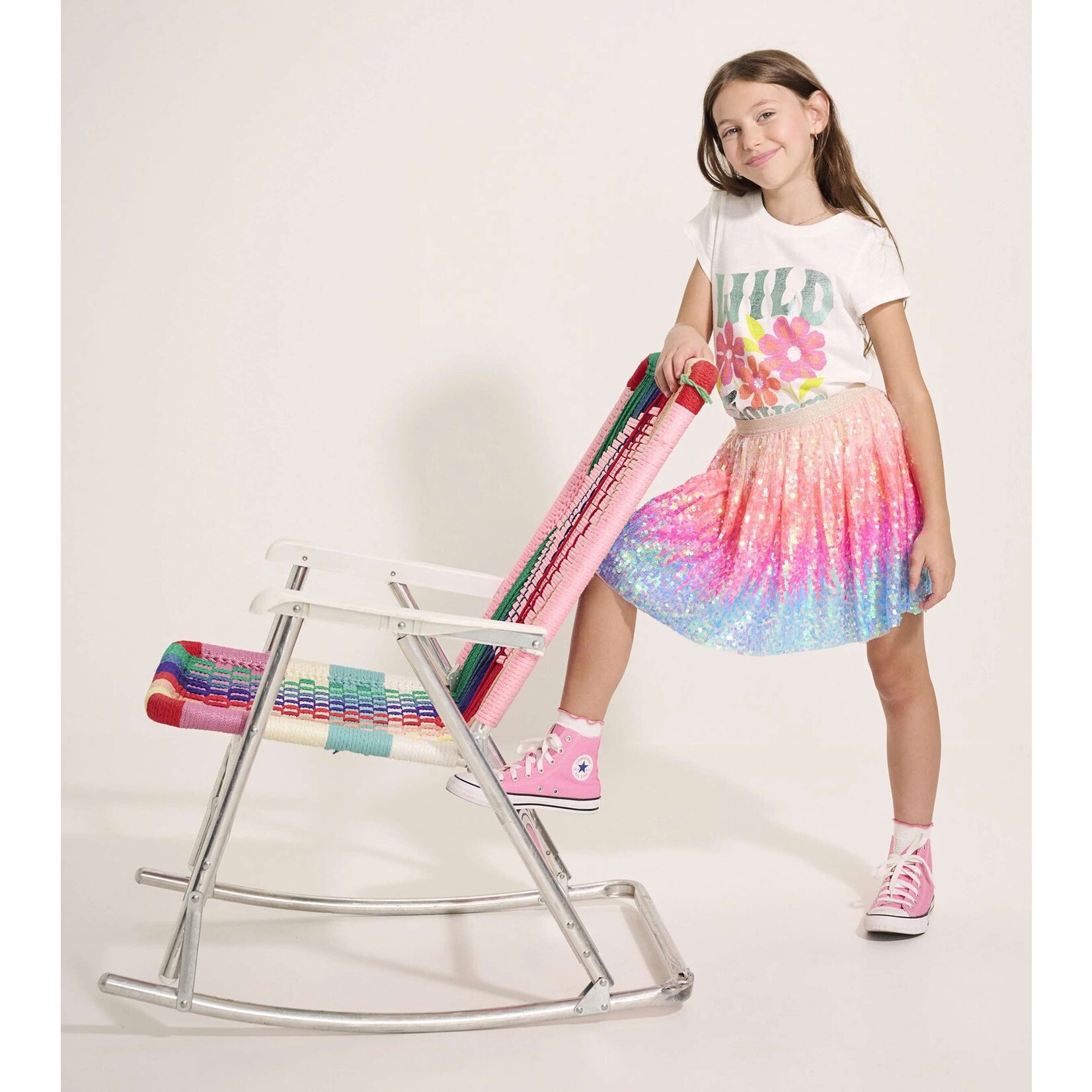 Hatley Happy Sparkly Sequin Tulle Skirt