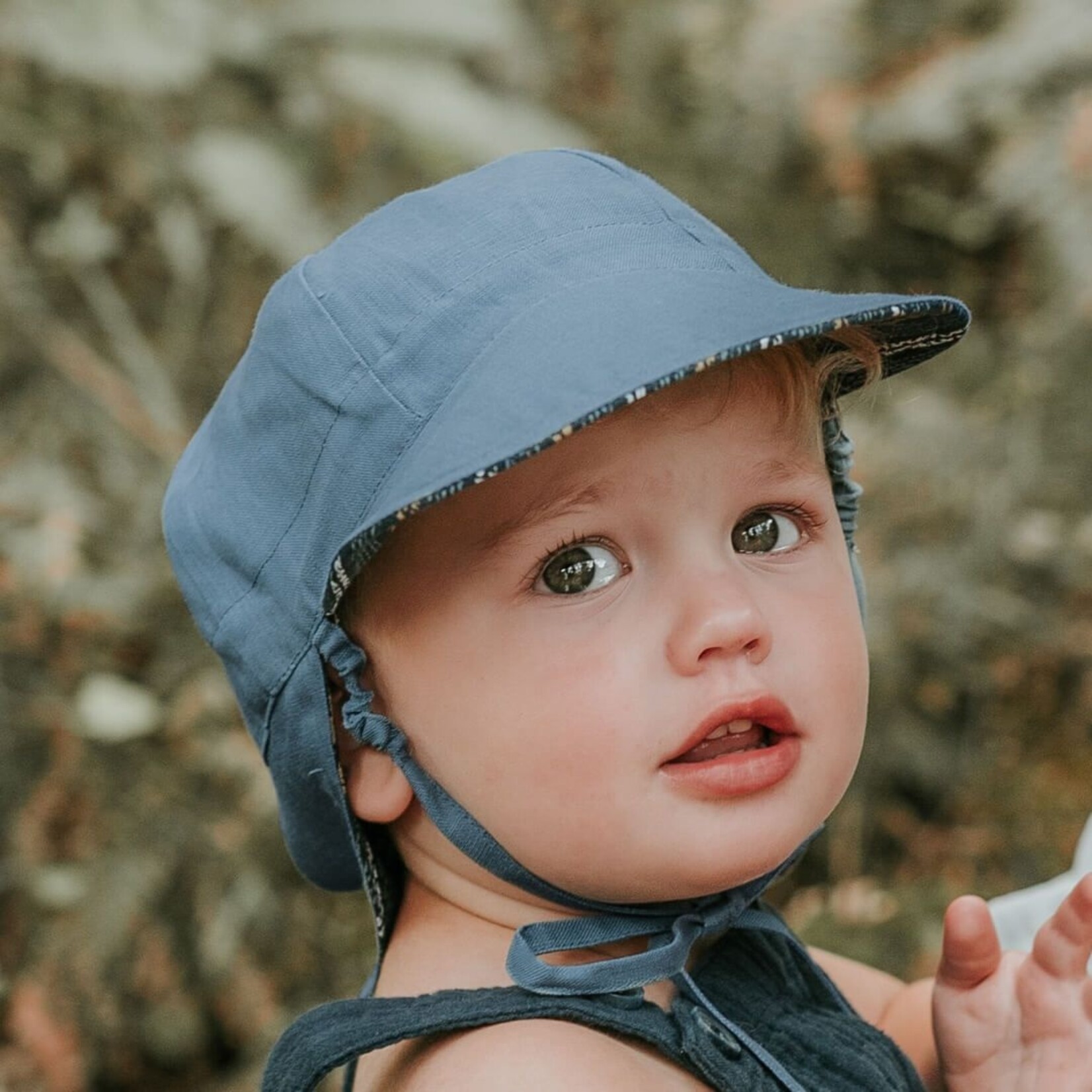 Bedhead Lounger Baby Reversible Flap Sun Hat - Stanford/Stelle