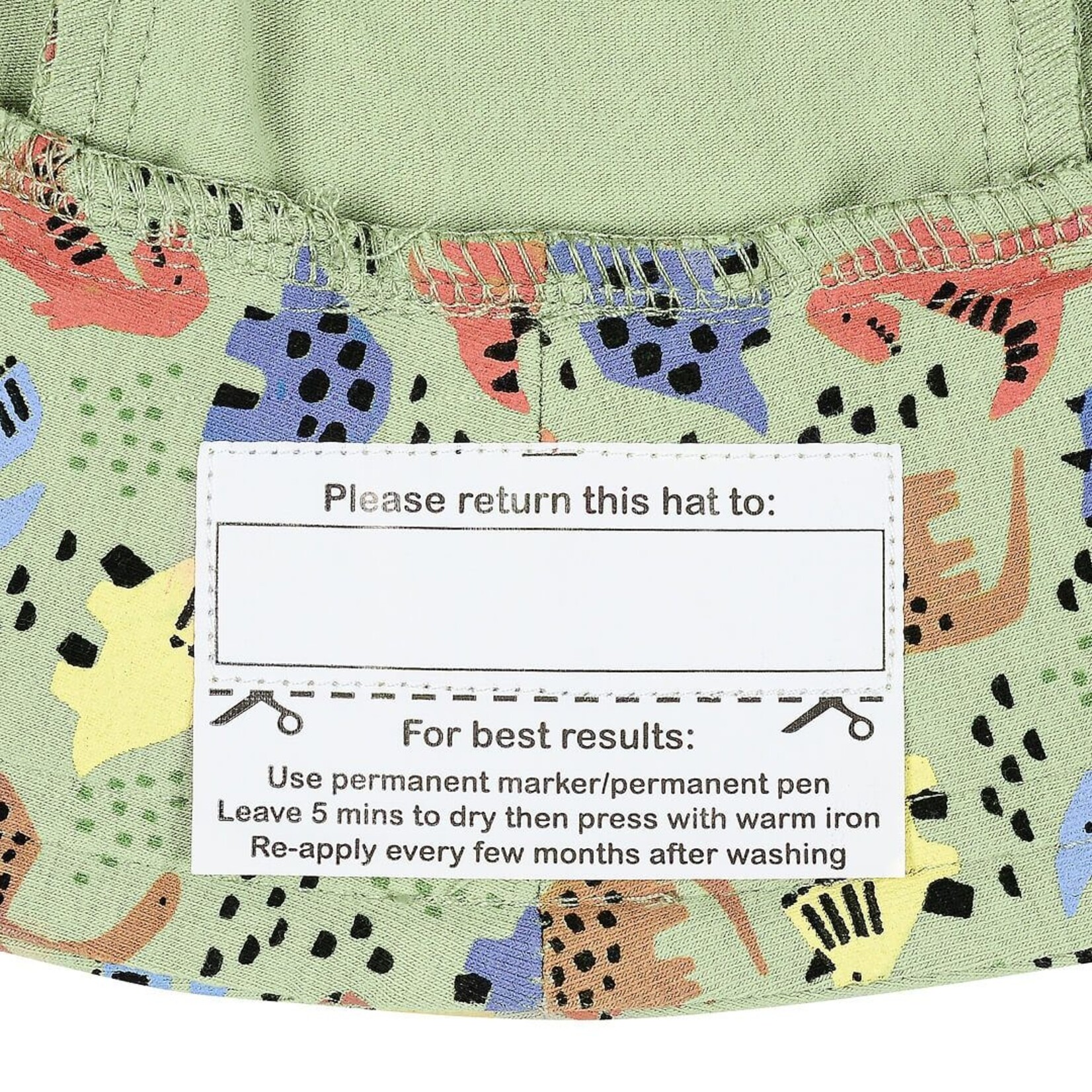 Bedhead Classic Bucket Sun Hat - Dino