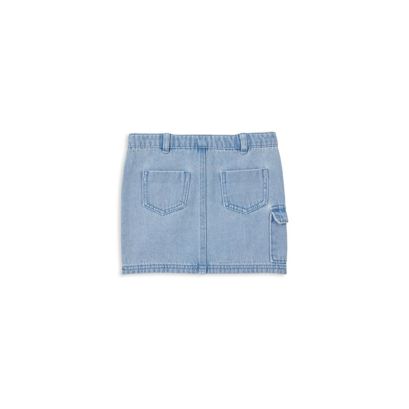 Milky Denim Skirt
