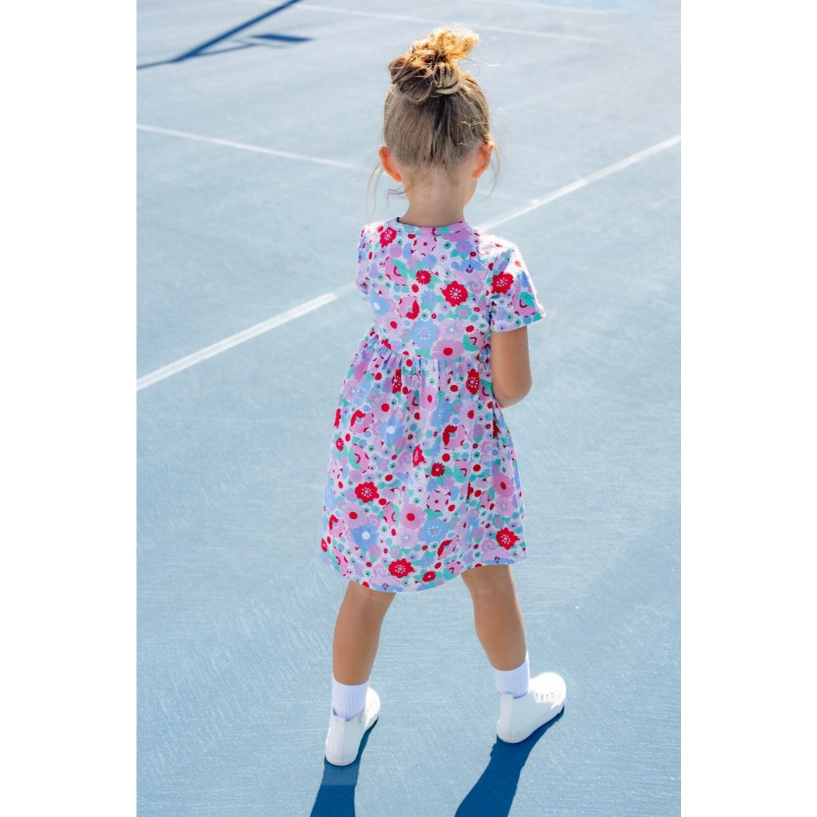 Milky Summer Blooms Dress