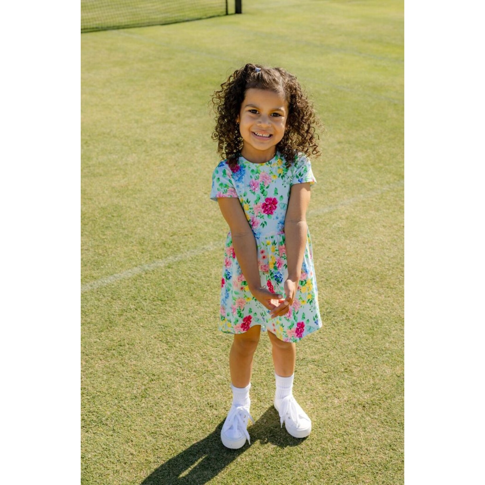 Milky Garden Party Hi-Lo Dress