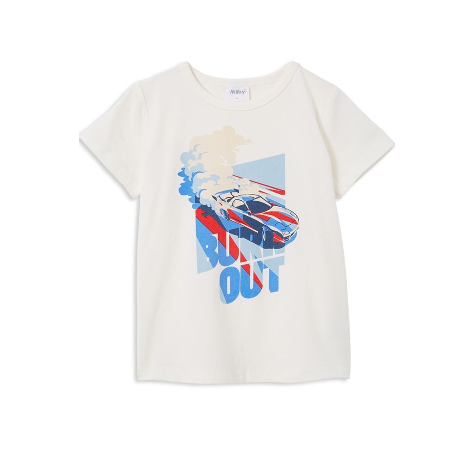 Milky Burn Out Tee
