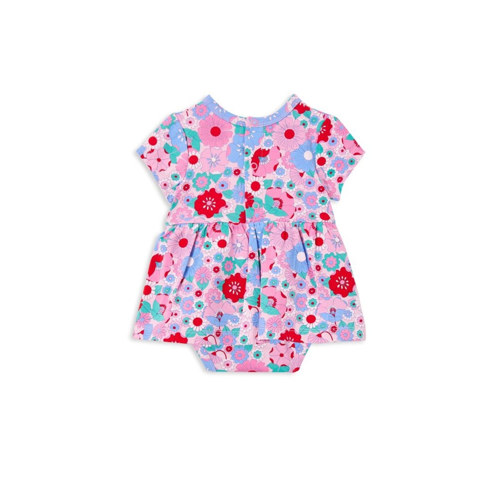 Milky Summer Blooms Baby Dress