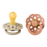 BIBS Boheme Pacifier Vanilla/Peach