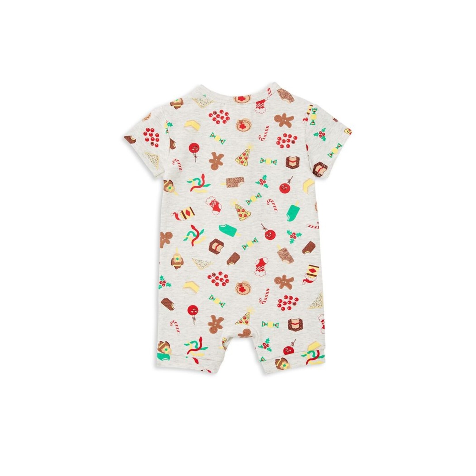 Milky Summer Christmas Zip Romper