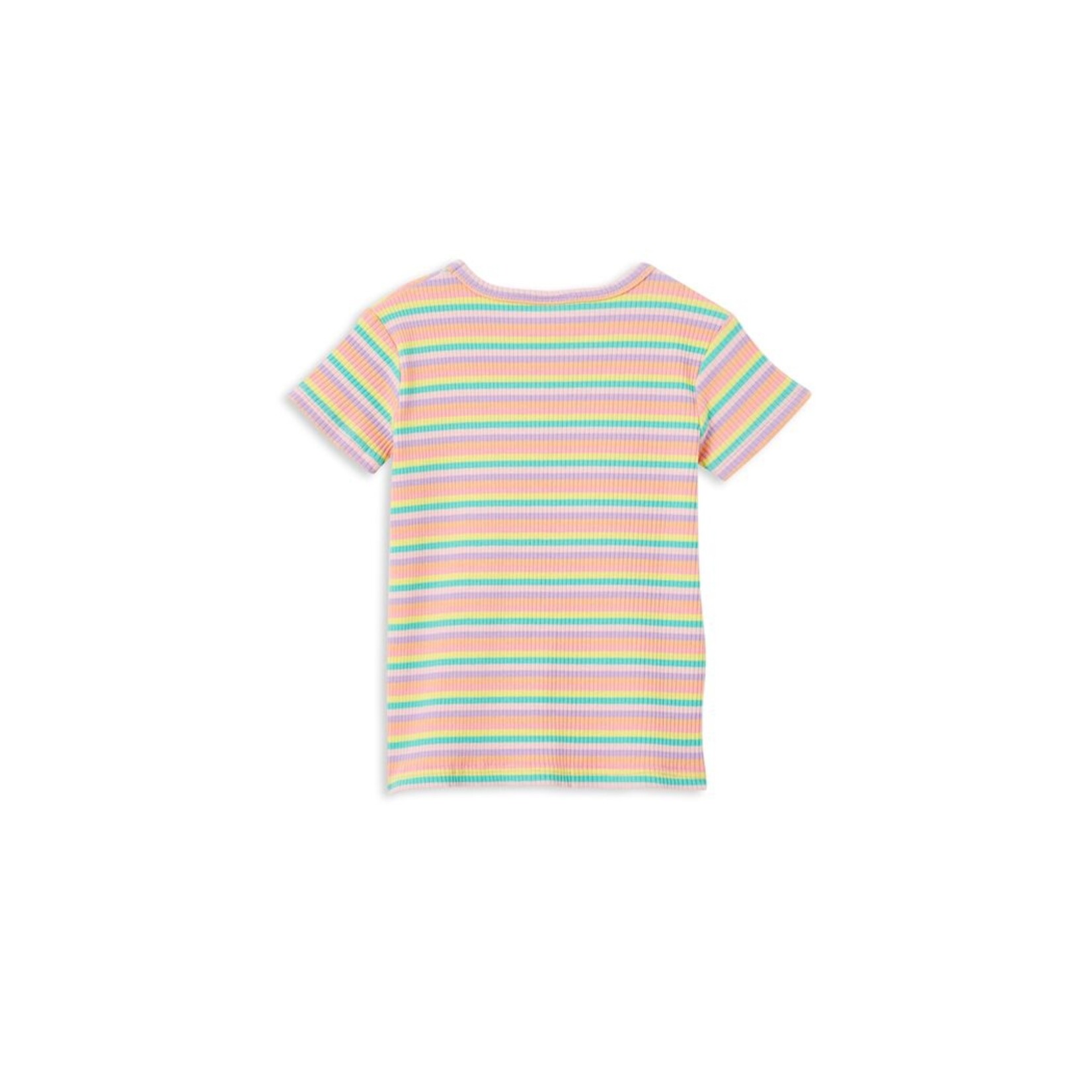 Milky Stripe Rib Tee