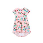 Milky Very Berry Hi-Lo Dress