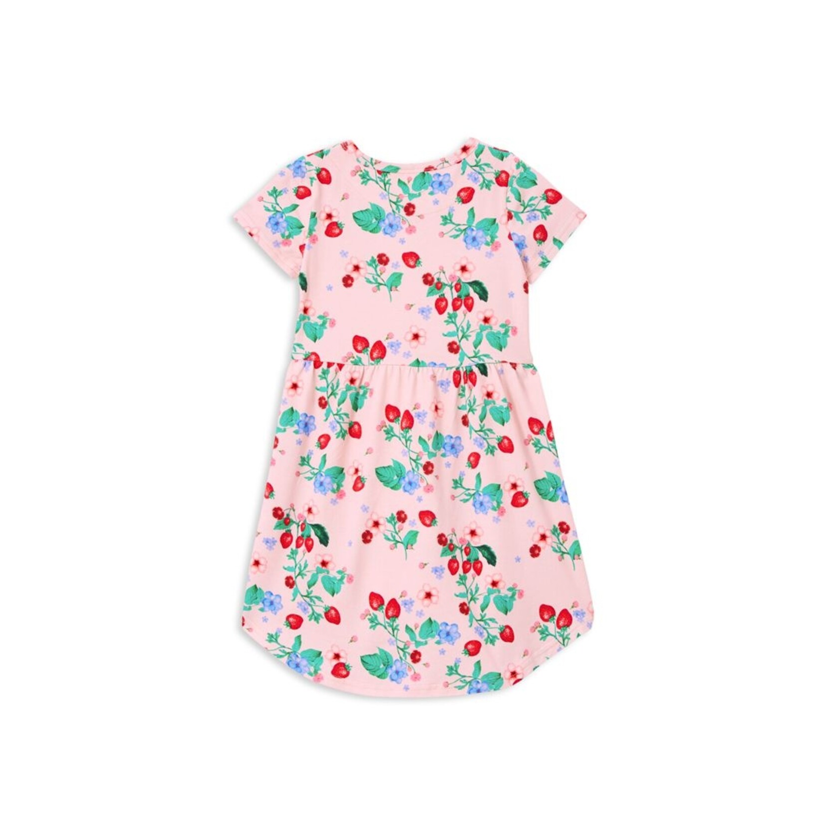 Milky Very Berry Hi-Lo Dress