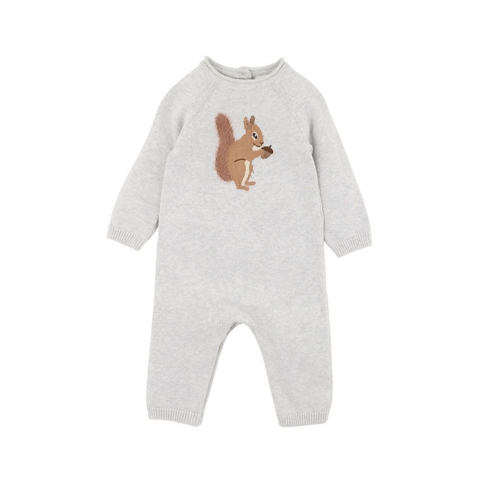 Toby Squirrel Knitted Romper