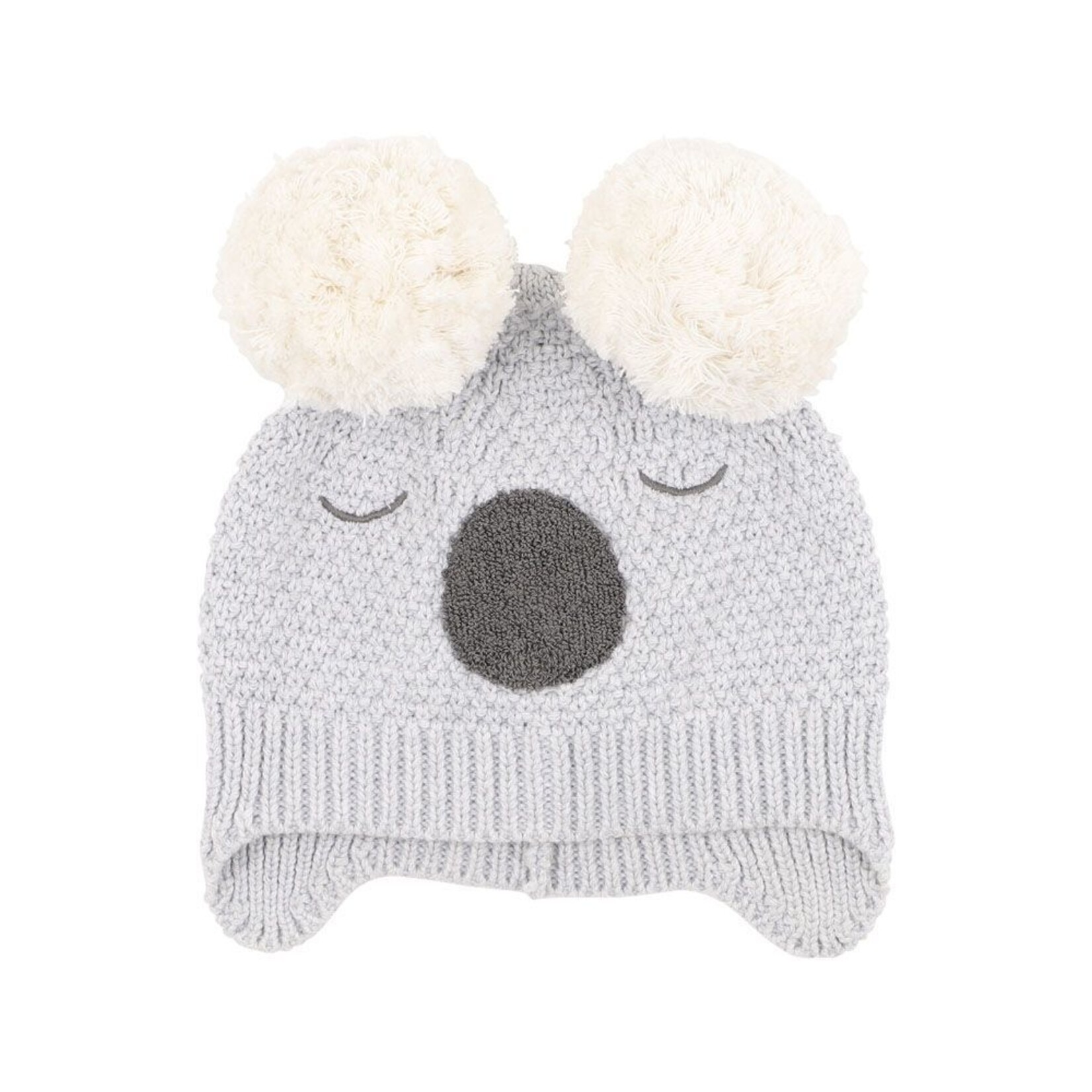 Bebe Bailey Koala Pom Pom Beanie