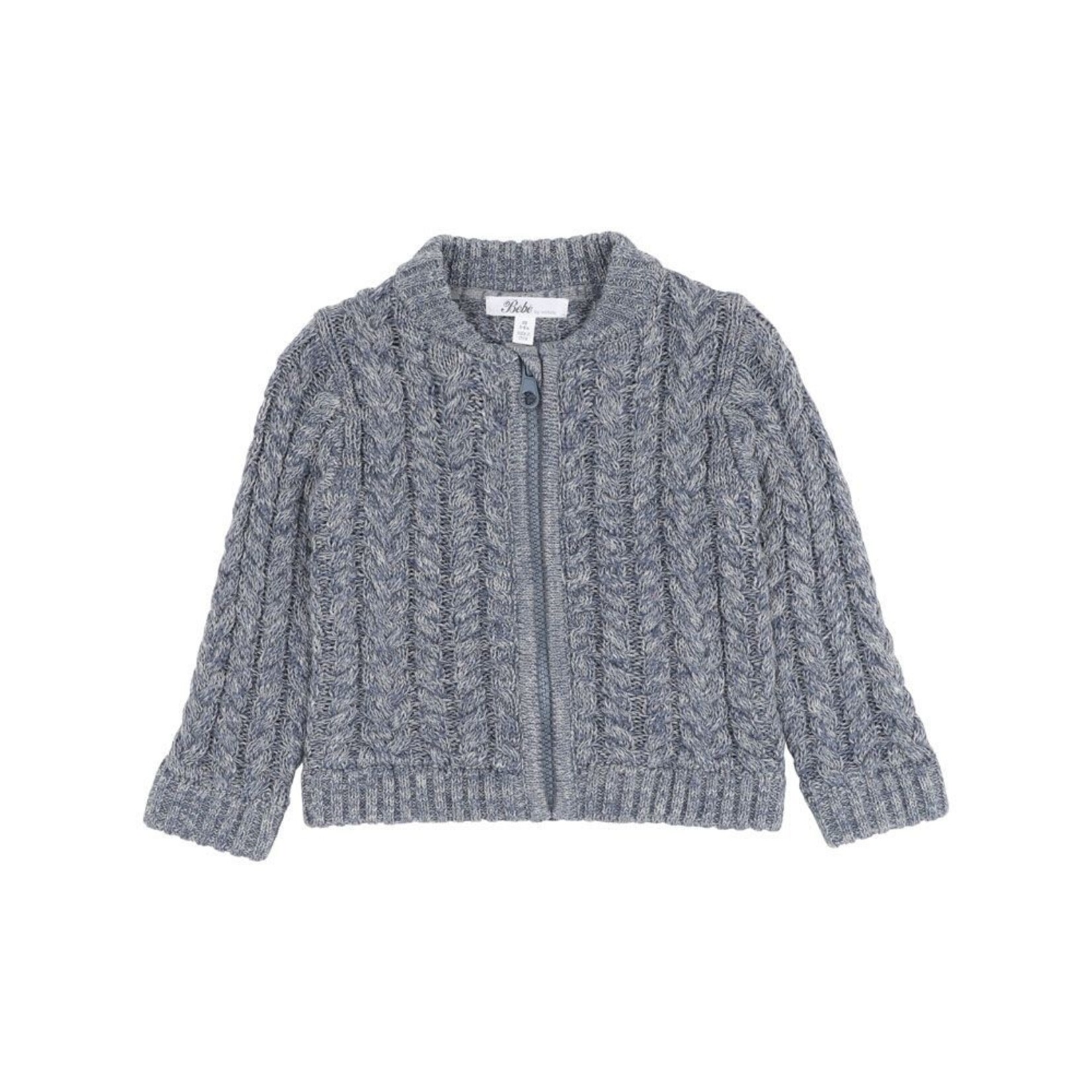 Bebe Oliver Cable Indigo Cardigan