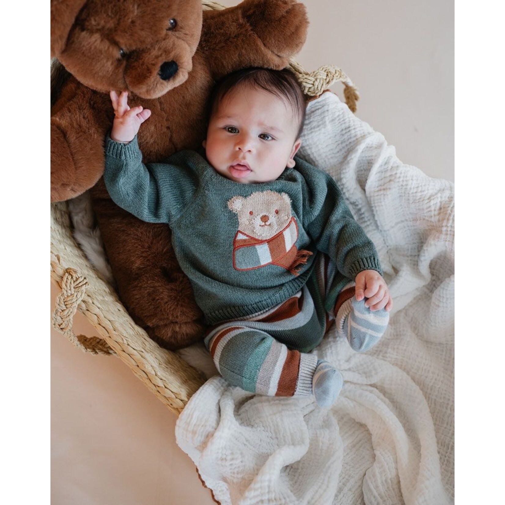 Bebe Mateo Bear Jumper