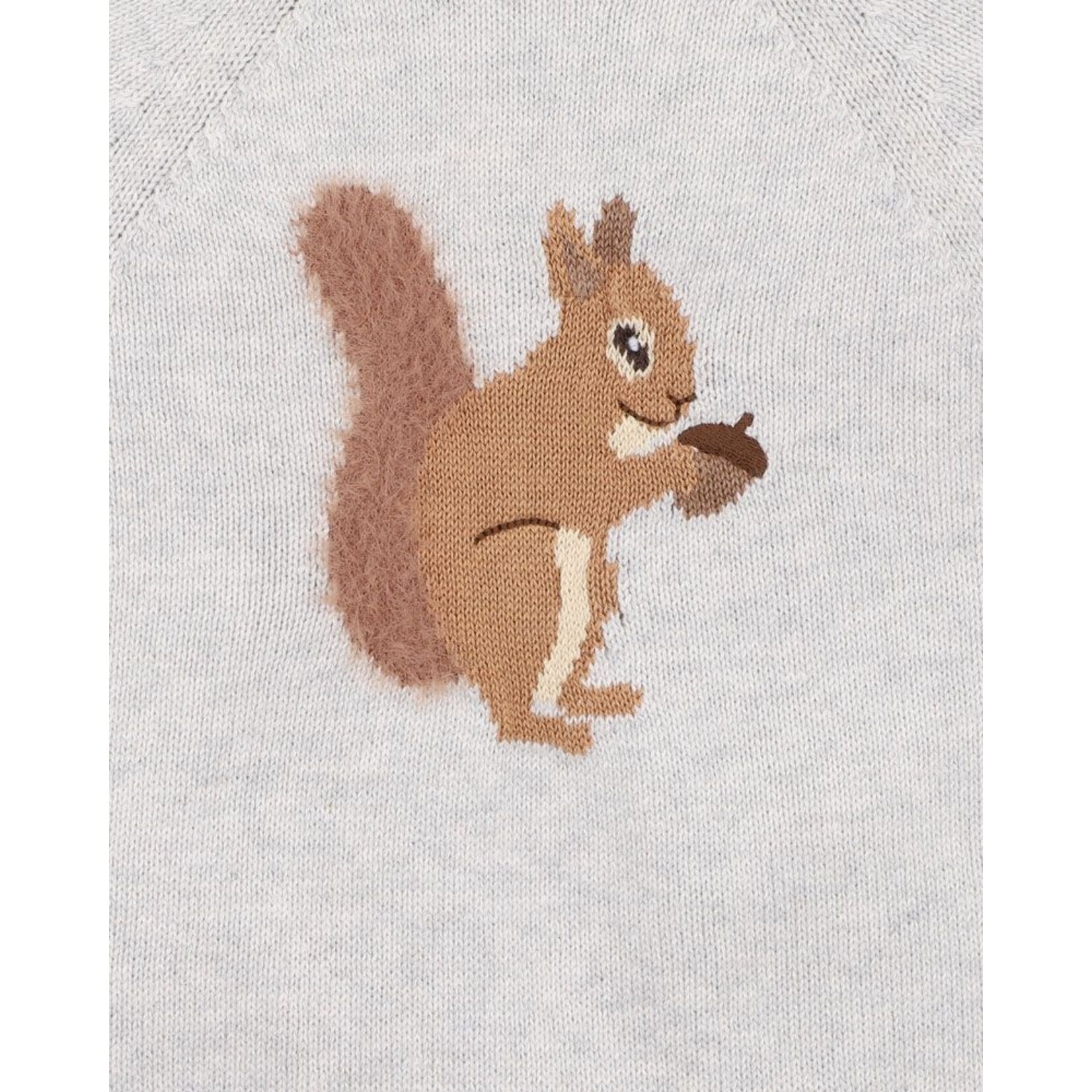 Toby Squirrel Knitted Romper