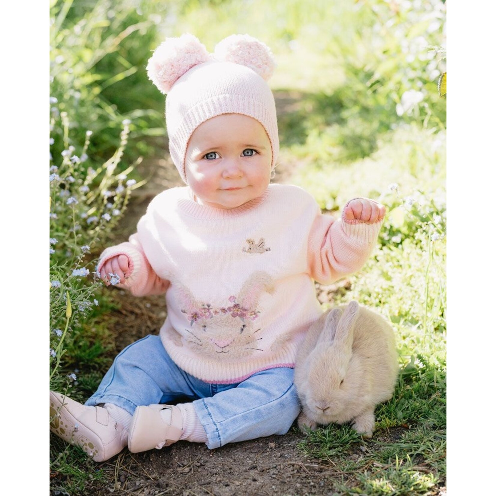 Bebe Flossy Bunny Jumper