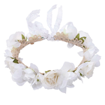 Designer Kidz Juliette Flower Crown Ivory
