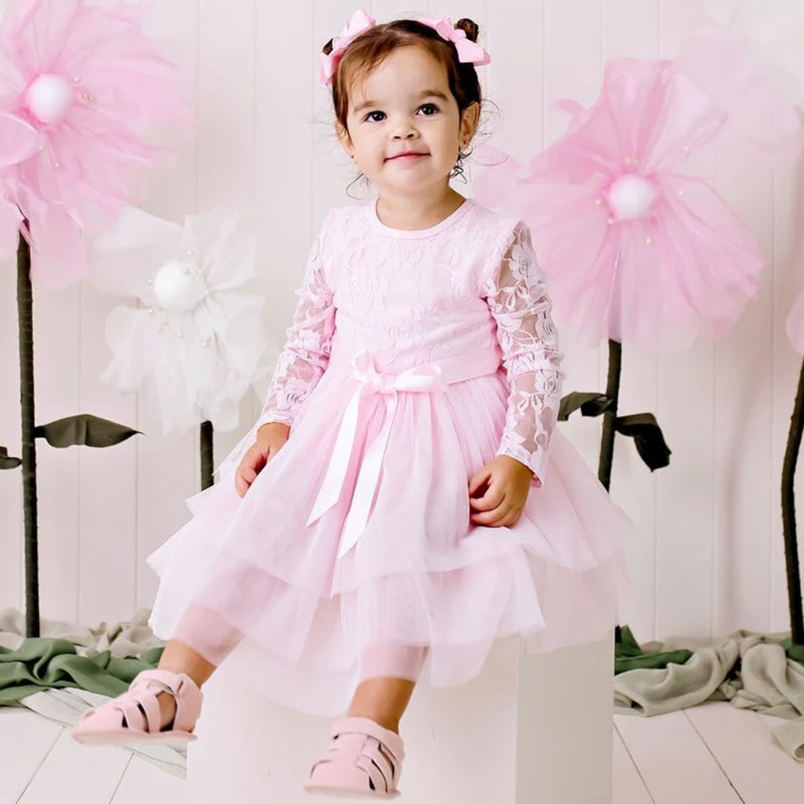 Designer Kidz My First Lace Tutu L/S - Pink