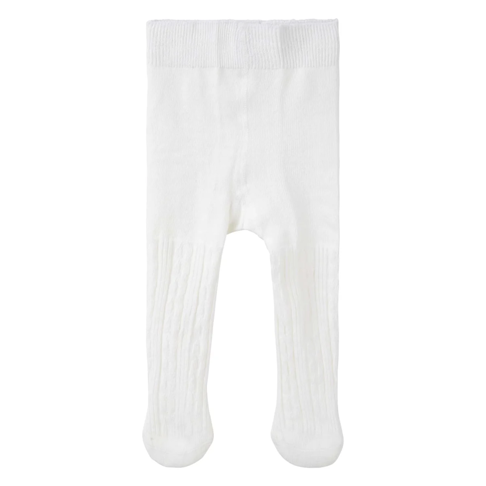 Designer Kidz Baby Cable Knit Tights Cream
