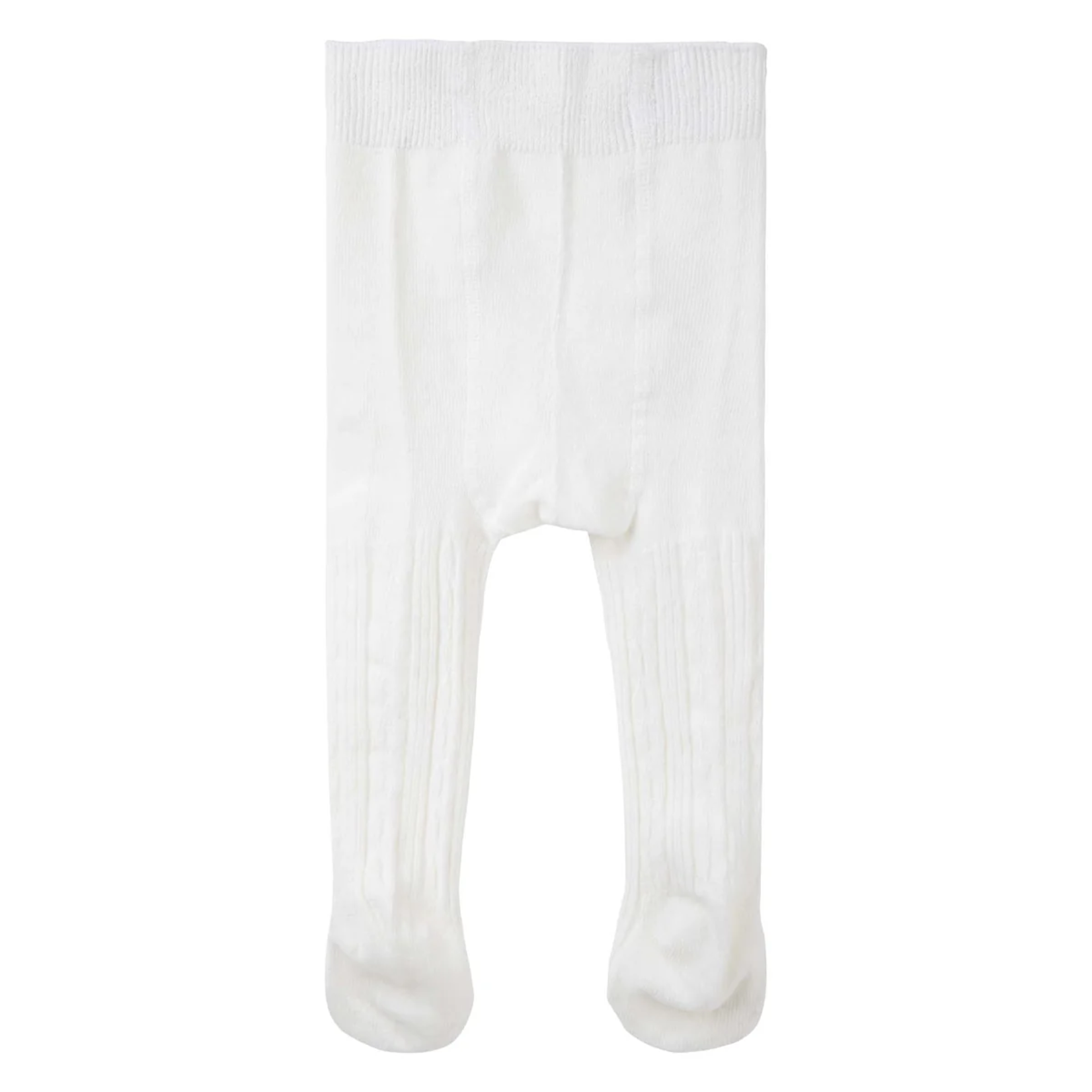 Designer Kidz Baby Cable Knit Tights Cream