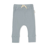 Indigo & Lellow Bailey Drop Pants - Ribbed Blue Grey