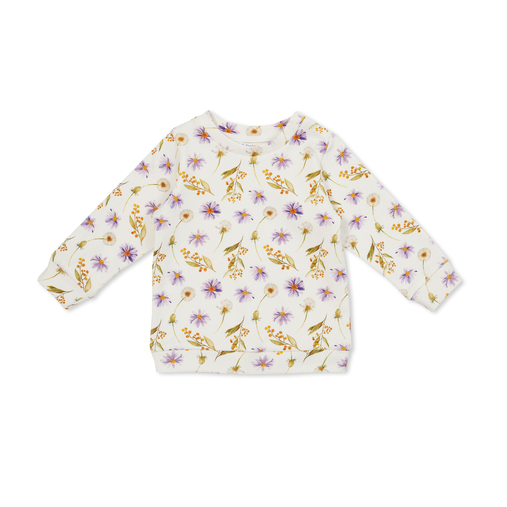 Indigo & Lellow Camden Fleece Sweater - Bush Daisy