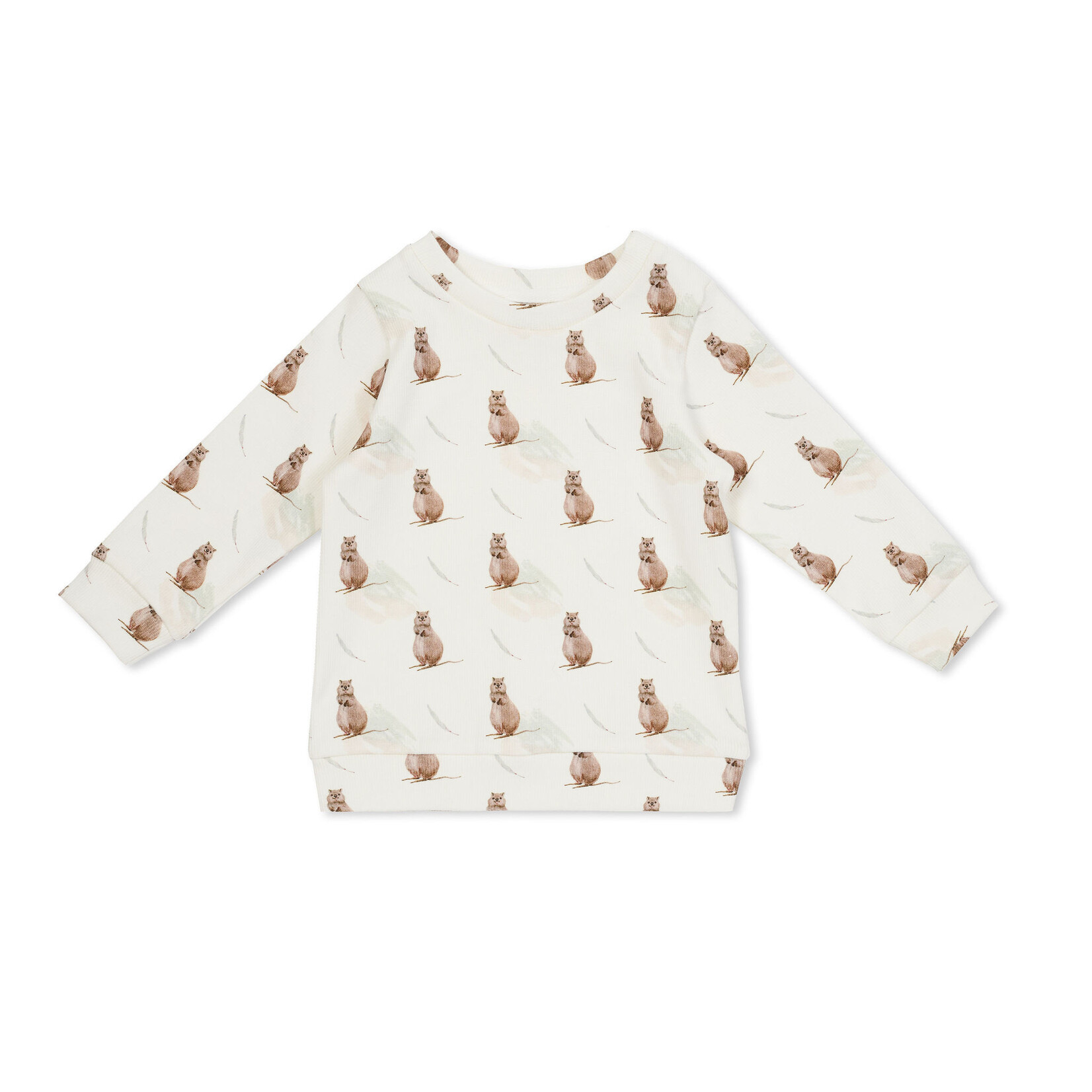 Indigo & Lellow Camden Fleece Sweater - Quokka