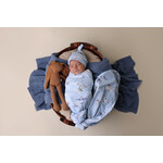 Snuggle Hunny Organic Jersey Wrap Set Taking Flight