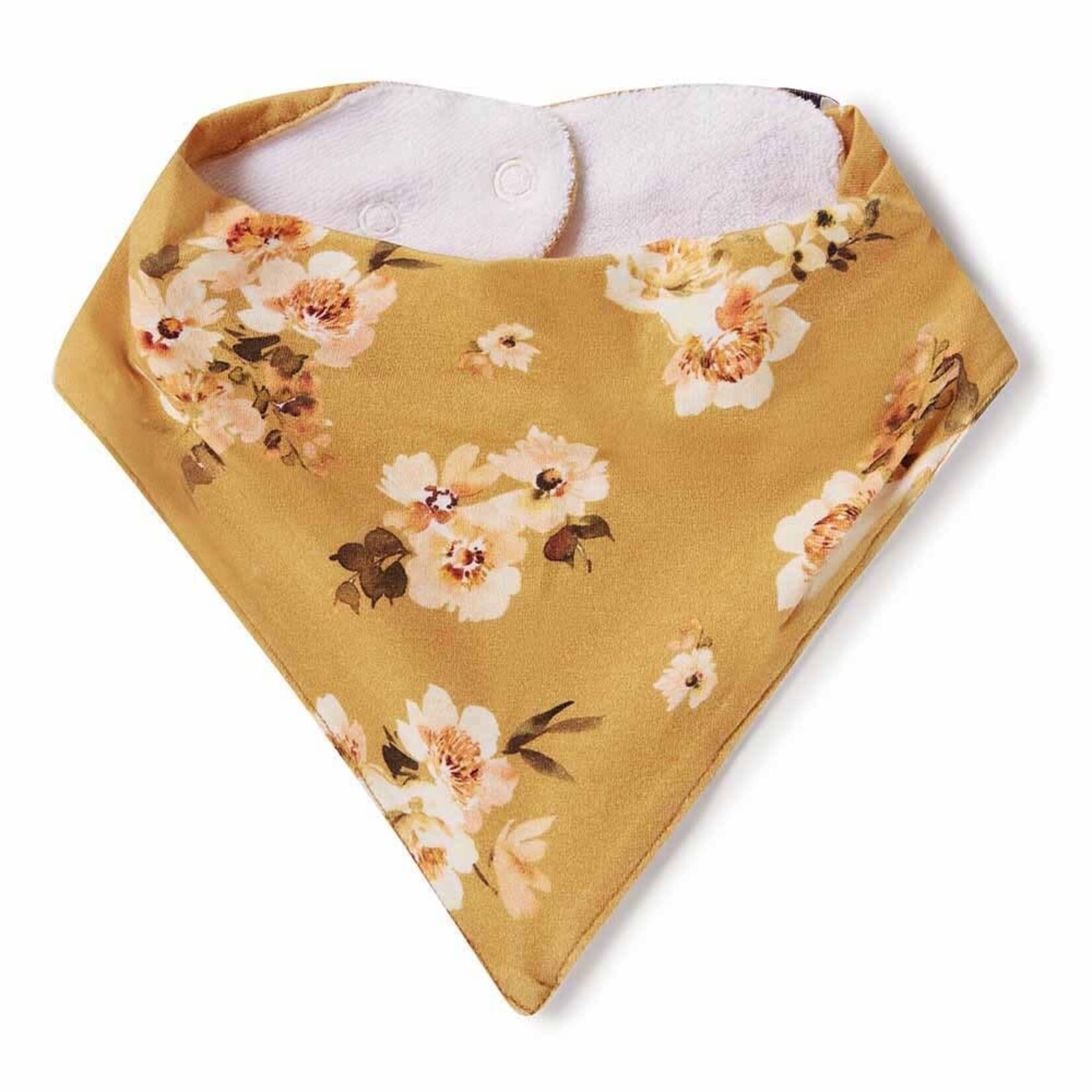 Snuggle Hunny Organic Dribble Bandana Bib Golden Flower