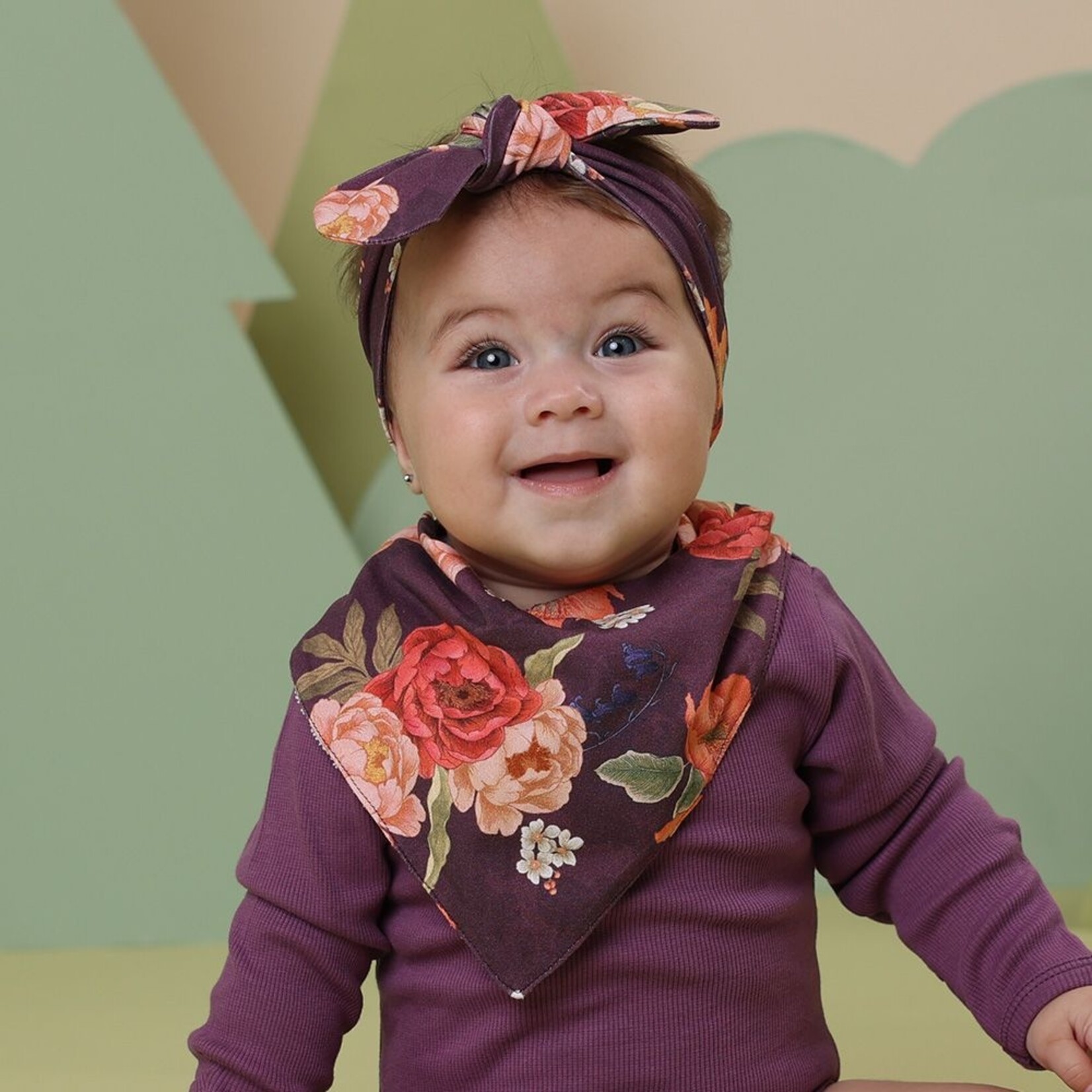 Snuggle Hunny Organic Dribble Bandana Bib Sienna