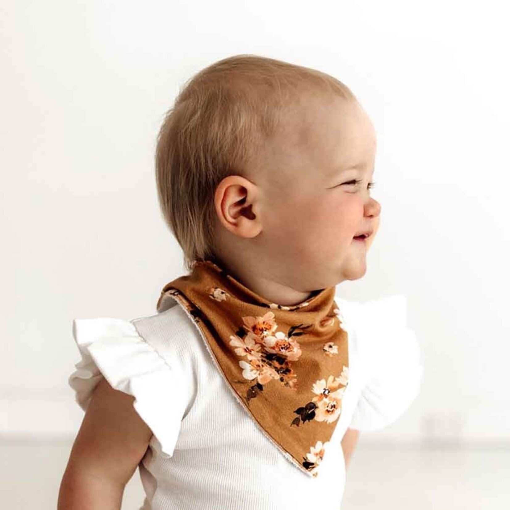 Snuggle Hunny Organic Dribble Bandana Bib Golden Flower