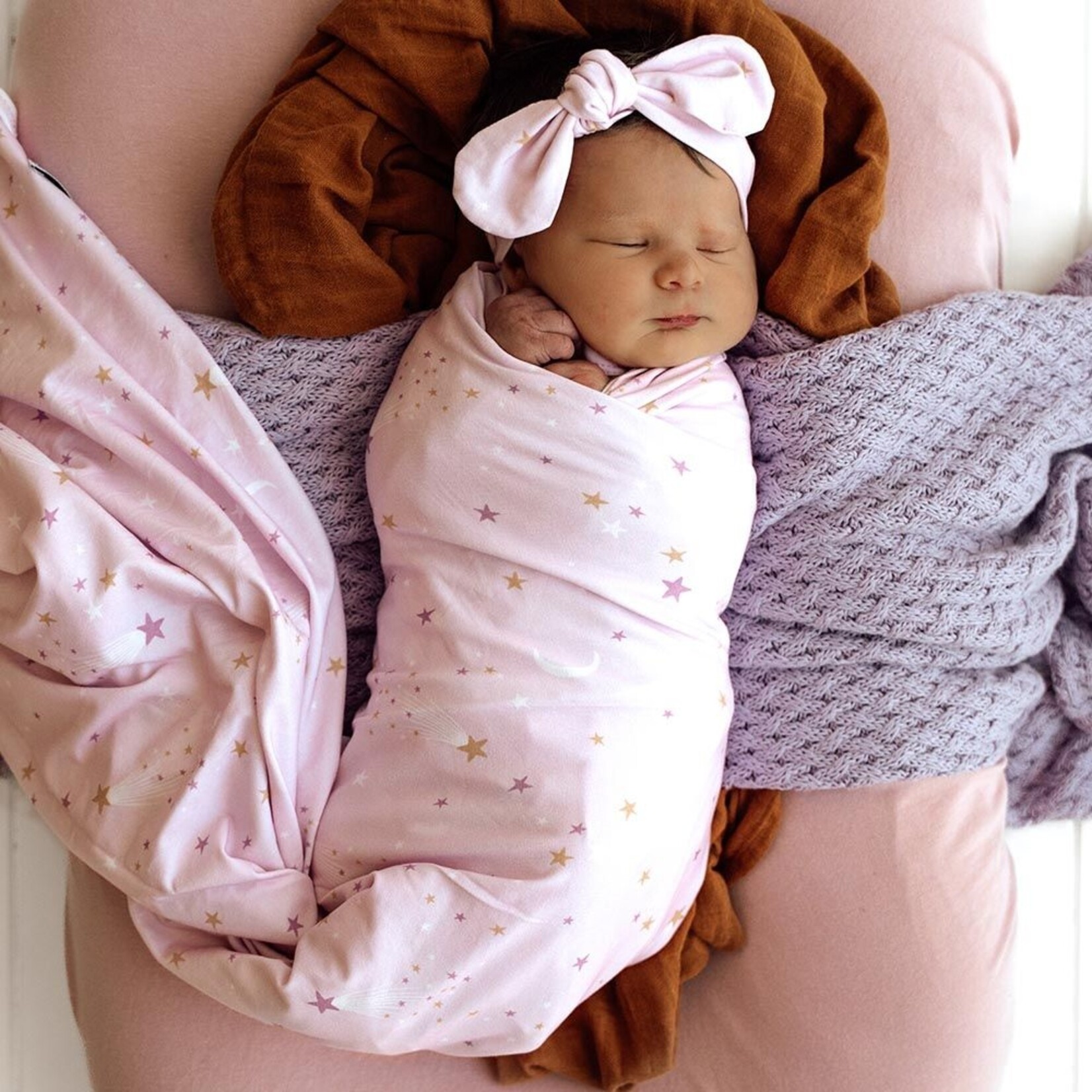 Snuggle Hunny Organic Jersey Wrap Set Twinkle