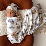 Snuggle Hunny Organic Jersey Wrap Set Dragon