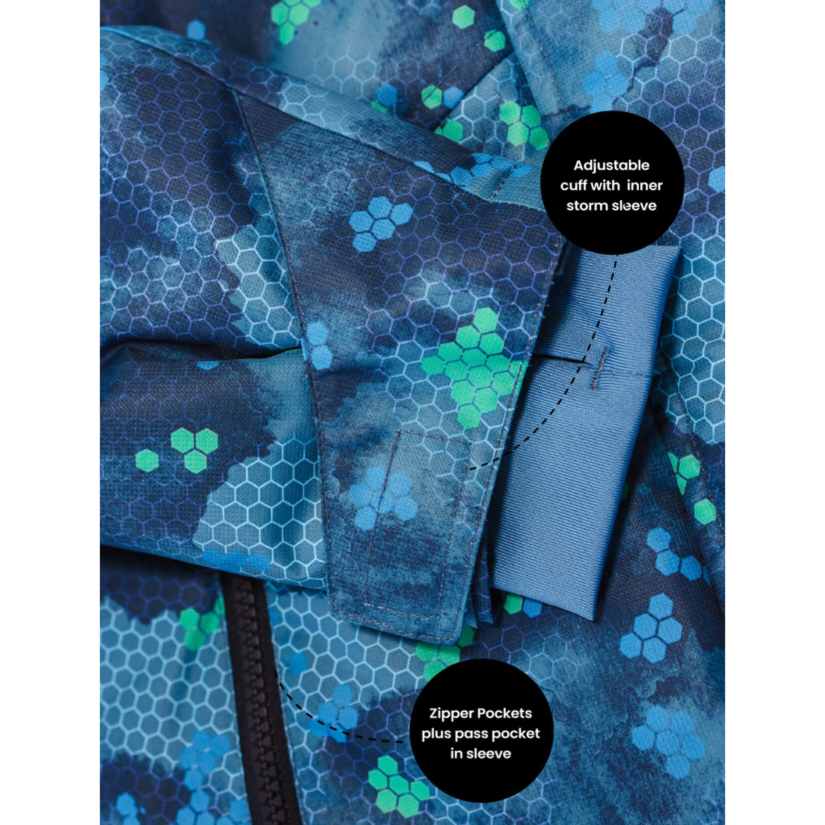 Therm Snowrider Jacket Pixel Peak